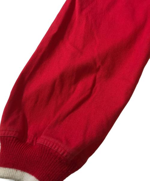 I.S.（アイエス）I.S. (アイエス) ロゴ ボンバージャケット レッド サイズ:SIZE9の古着・服飾アイテム