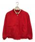 I.S.（アイエス）の古着「ロゴ ボンバージャケット」｜レッド