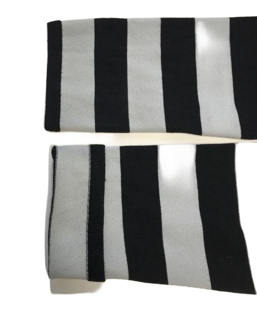 BLACK COMME des GARCONS（ブラックコムデギャルソン）BLACK COMME des GARCONS (ブラックコムデギャルソン) ボーダーニット ブラック サイズ:Sの古着・服飾アイテム