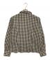 COMME des GARCONS COMME des GARCONS (コムデギャルソン コムデギャルソン) 丸襟 ギンガムチェックシャツ グレー サイズ:M：17000円