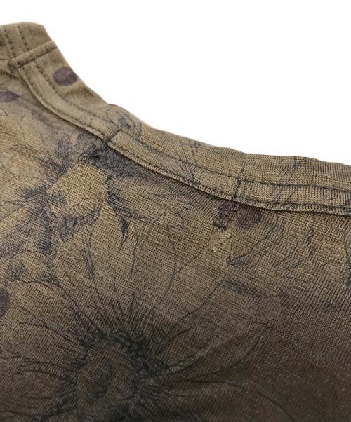 tricot COMME des GARCONS（トリココムデギャルソン）tricot COMME des GARCONS (トリココムデギャルソン) 縮絨切替ニット カーキ サイズ:表記なしの古着・服飾アイテム