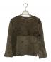 tricot COMME des GARCONS (トリココムデギャルソン) 縮絨切替ニット カーキ サイズ:表記なし：15000円