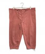 COMME des GARCONS HOMME PLUSコムデギャルソンオムプリュス）の古着「クロップド  コーデュロイパンツ」｜ピンク