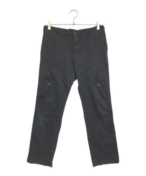 COMME des GARCONS HOMME（コムデギャルソン オム）COMME des GARCONS HOMME (コムデギャルソン オム) ポリ縮絨 デザインパンツ ブラック サイズ:Sの古着・服飾アイテム