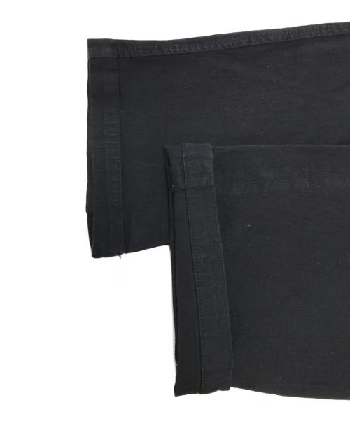 COMME des GARCONS HOMME（コムデギャルソン オム）COMME des GARCONS HOMME (コムデギャルソン オム) ポリ縮絨 デザインパンツ ブラック サイズ:Sの古着・服飾アイテム