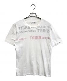 COMME des GARCONS SHIRT（コムデギャルソンシャツ）の古着「インサイドアウト プリントTシャツ」｜ホワイト