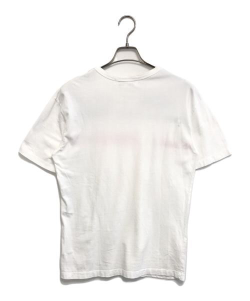 COMME des GARCONS SHIRT（コムデギャルソンシャツ）COMME des GARCONS SHIRT (コムデギャルソンシャツ) インサイドアウト プリントTシャツ ホワイト サイズ:Lの古着・服飾アイテム