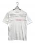 COMME des GARCONS SHIRT（コムデギャルソンシャツ）の古着「インサイドアウト プリントTシャツ」｜ホワイト