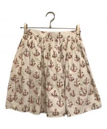 MIU MIU×eriwakiyama（ミュウミュウ×エリワキヤマ）の古着「ミニスカート」｜ホワイト