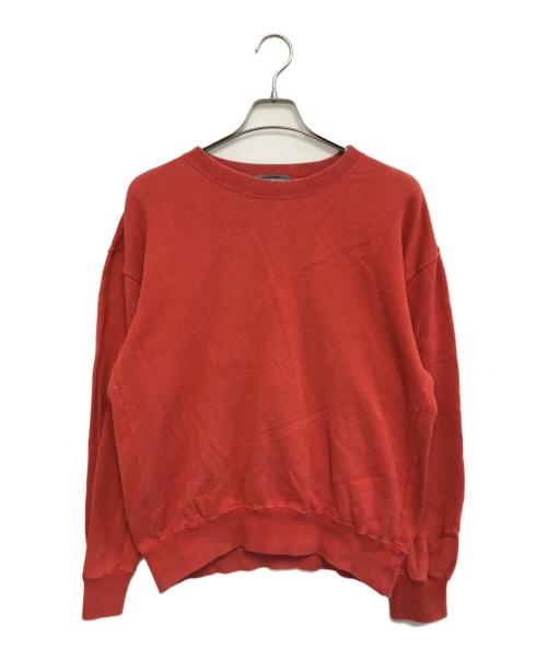 ISSEY MIYAKE（イッセイミヤケ）ISSEY MIYAKE (イッセイミヤケ) バックロゴスウェット レッド サイズ:FREEの古着・服飾アイテム