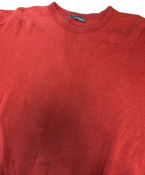 ISSEY MIYAKE（イッセイミヤケ）ISSEY MIYAKE (イッセイミヤケ) バックロゴスウェット レッド サイズ:FREEの古着・服飾アイテム