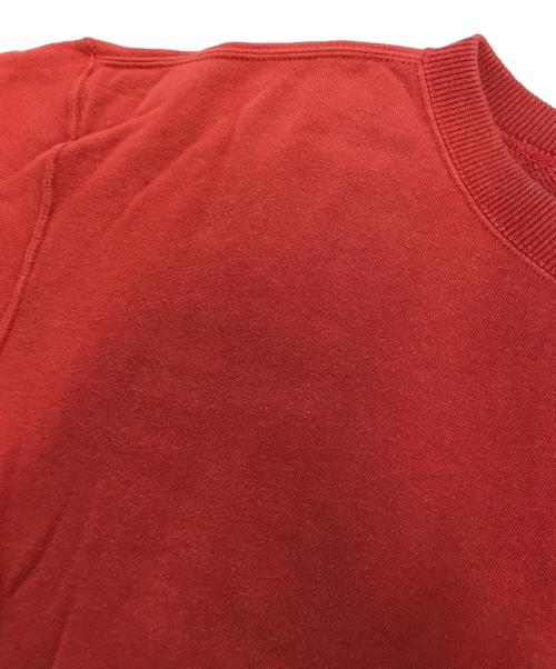 ISSEY MIYAKE（イッセイミヤケ）ISSEY MIYAKE (イッセイミヤケ) バックロゴスウェット レッド サイズ:FREEの古着・服飾アイテム