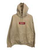 SUPREMEシュプリーム）の古着「Box Logo Hooded Sweatshirt」｜ベージュ
