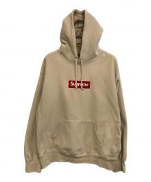 SUPREME（シュプリーム）の古着「Box Logo Hooded Sweatshirt」｜ベージュ