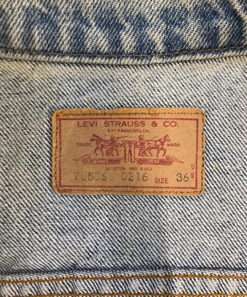 LEVI'S（リーバイス）LEVI'S (リーバイス) 70506デニムジャケット インディゴ サイズ:36の古着・服飾アイテム