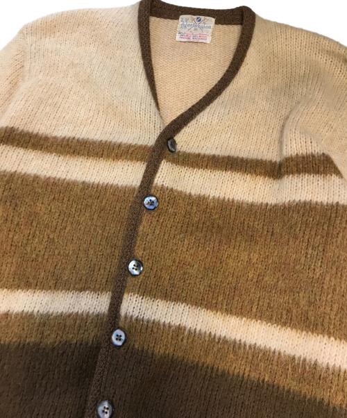 Nofibegian（ノーフィビッジアン）Nofibegian (ノーフィビッジアン) モヘアカーディガン ブラウン サイズ:Mの古着・服飾アイテム