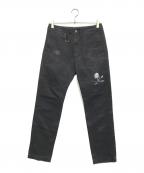 Roen×SEMANTIC DESIGNロエン×セマンティックデザイン）の古着「スカルパンツ」｜ブラック