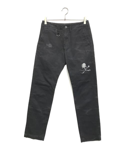 Roen（ロエン）Roen (ロエン) SEMANTIC DESIGN (セマンティックデザイン) スカルパンツ ブラック サイズ:Sの古着・服飾アイテム