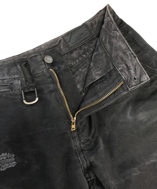 Roen（ロエン）Roen (ロエン) SEMANTIC DESIGN (セマンティックデザイン) スカルパンツ ブラック サイズ:Sの古着・服飾アイテム