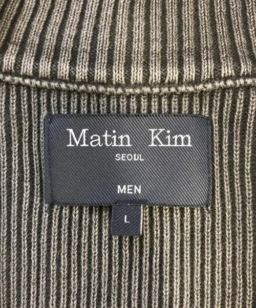 Matin Kim（マーティン・キム）Matin Kim (マーティン・キム) ニットベスト ブラック サイズ:Lの古着・服飾アイテム