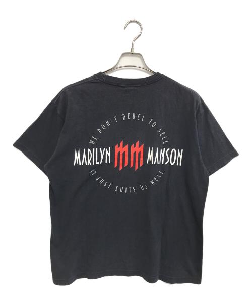 Marilyn Manson（マリリンマンソン）Marilyn Manson (マリリンマンソン) 00's MARILYN MANSON(マリリン・マンソン)バンドTシャツ ブラック サイズ:Lの古着・服飾アイテム