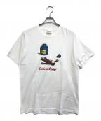 Hanesヘインズ）の古着「90s Curious George(キューリアスジョージ) プリントTシャツ」｜ホワイト