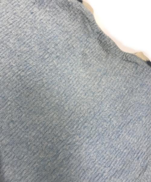 TOWN CRAFT（タウンクラフト）TOWN CRAFT (タウンクラフト) モヘア混Vネックニット スカイブルー サイズ:Mの古着・服飾アイテム