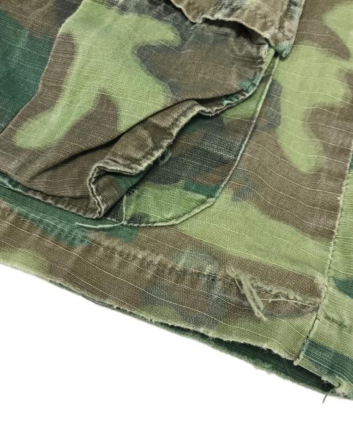 US ARMY（ユーエスアーミー）US ARMY (ユーエスアーミー) ジャングルファティーグジャケット グリーン サイズ:S-Rの古着・服飾アイテム