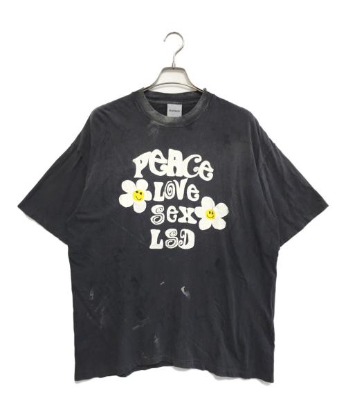 READYMADE（レディメイド）READYMADE (レディメイド) PEACE TEE ブラック サイズ:XLの古着・服飾アイテム