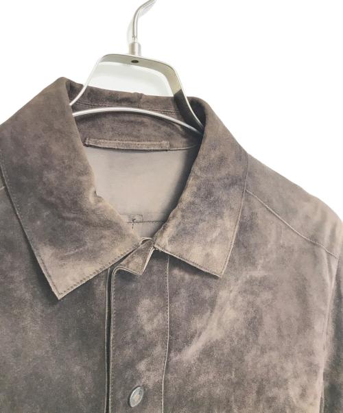 GUCCI（グッチ）GUCCI (グッチ) スエード レザージャケット ブラウン サイズ:44の古着・服飾アイテム
