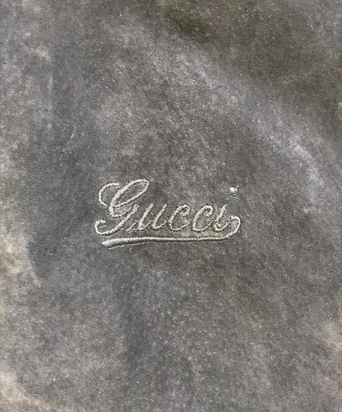 GUCCI（グッチ）GUCCI (グッチ) スエード レザージャケット ブルー サイズ:46の古着・服飾アイテム