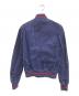 GUCCI (グッチ) スエード レザージャケット ブルー サイズ:46：80000円