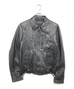 中古・古着通販】GUCCI (グッチ) スエード レザージャケット ブラウン