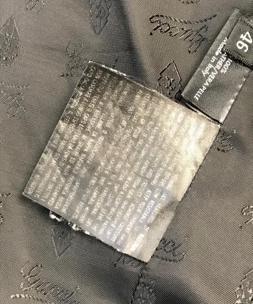 GUCCI（グッチ）GUCCI (グッチ) レザージャケット ブラック サイズ:46の古着・服飾アイテム