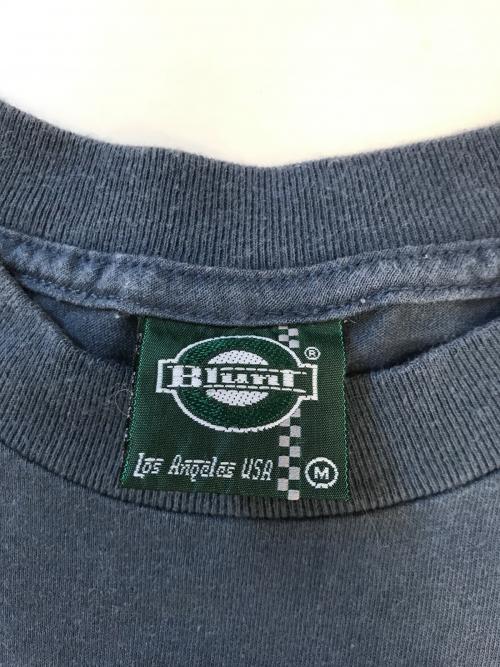 Blunt skateboard（ブラントスケートボード）Blunt skateboard (ブラントスケートボード) プリントTシャツ ネイビー サイズ:Mの古着・服飾アイテム