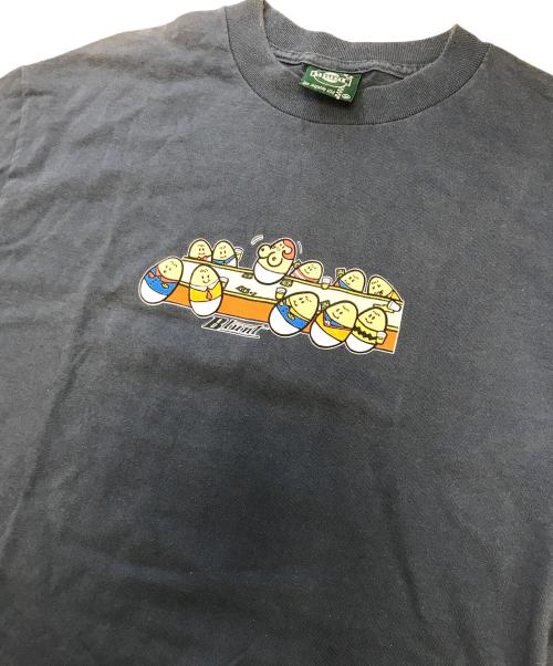 Blunt skateboard（ブラントスケートボード）Blunt skateboard (ブラントスケートボード) プリントTシャツ ネイビー サイズ:Mの古着・服飾アイテム