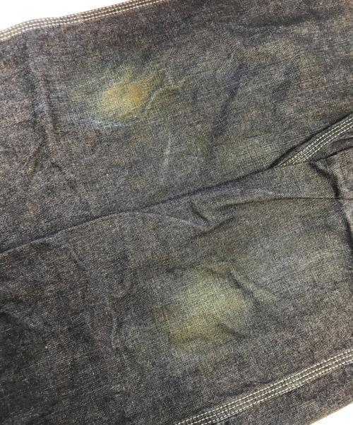 ATLAST & CO（アットラスト）ATLAST & CO (アットラスト) シンチバックペインターデニムパンツ インディゴ サイズ:32の古着・服飾アイテム