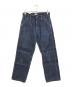 ATLAST & CO（アットラスト）の古着「シンチバックペインターデニムパンツ」｜インディゴ