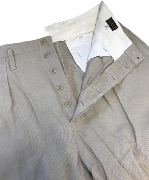 ATLAST & CO（アットラスト）ATLAST & CO (アットラスト) タックパンツ ベージュ サイズ:32の古着・服飾アイテム