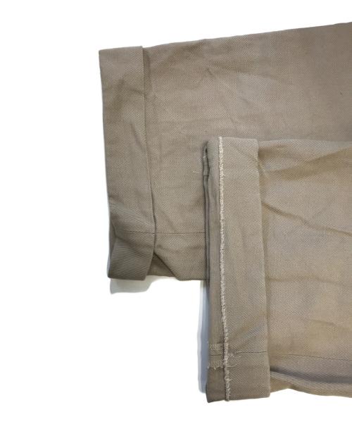 ATLAST & CO（アットラスト）ATLAST & CO (アットラスト) タックパンツ ベージュ サイズ:32の古着・服飾アイテム