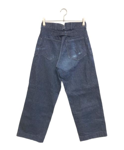 BUTCHER PRODUCTS（ブッチャープロダクツ）BUTCHER PRODUCTS (ブッチャープロダクツ) シンチバック デニムトラウザーパンツ インディゴ サイズ:30の古着・服飾アイテム