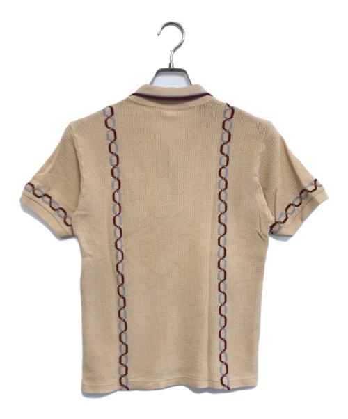 BUTCHER PRODUCTS（ブッチャープロダクツ）BUTCHER PRODUCTS (ブッチャープロダクツ) ニットポロシャツ ベージュ サイズ:36の古着・服飾アイテム