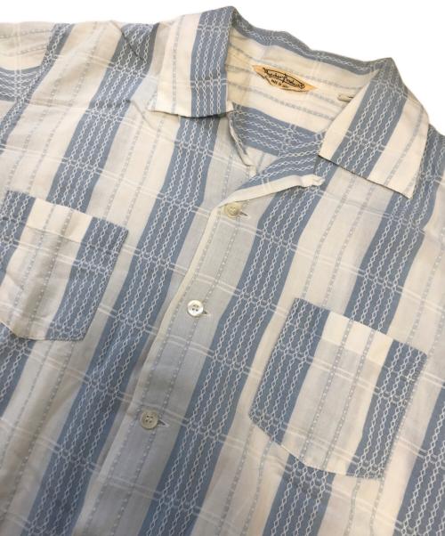 BUTCHER PRODUCTS（ブッチャープロダクツ）BUTCHER PRODUCTS (ブッチャープロダクツ) オープンカラー長袖シャツ スカイブルー サイズ:14 1/2の古着・服飾アイテム