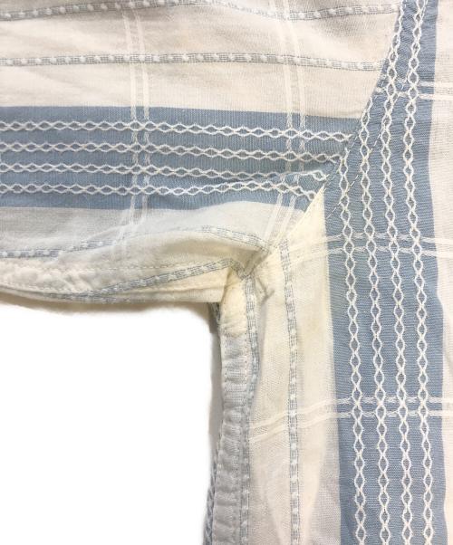 BUTCHER PRODUCTS（ブッチャープロダクツ）BUTCHER PRODUCTS (ブッチャープロダクツ) オープンカラー長袖シャツ スカイブルー サイズ:14 1/2の古着・服飾アイテム