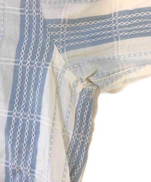 BUTCHER PRODUCTS（ブッチャープロダクツ）BUTCHER PRODUCTS (ブッチャープロダクツ) オープンカラー長袖シャツ スカイブルー サイズ:14 1/2の古着・服飾アイテム