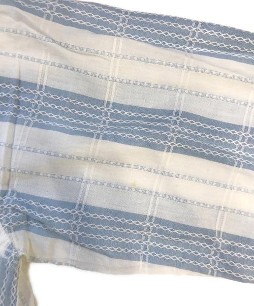 BUTCHER PRODUCTS（ブッチャープロダクツ）BUTCHER PRODUCTS (ブッチャープロダクツ) オープンカラー長袖シャツ スカイブルー サイズ:14 1/2の古着・服飾アイテム