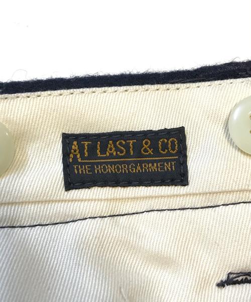 ATLAST & CO（アットラスト）ATLAST & CO (アットラスト) ウールトラウザーパンツ ネイビー サイズ:32の古着・服飾アイテム