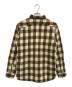 ATLAST & CO (アットラスト) マチ付ウールチェックシャツ ブラウン サイズ:14 1/2：18000円