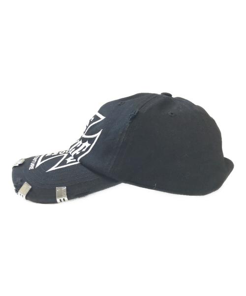 ALICE Hollywood（アリス ハリウッド）ALICE Hollywood (アリス ハリウッド) CHOPPER CAP ブラック サイズ:表記なしの古着・服飾アイテム