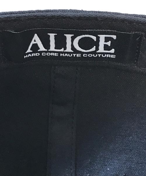 ALICE Hollywood（アリス ハリウッド）ALICE Hollywood (アリス ハリウッド) CHOPPER CAP ブラック サイズ:表記なしの古着・服飾アイテム